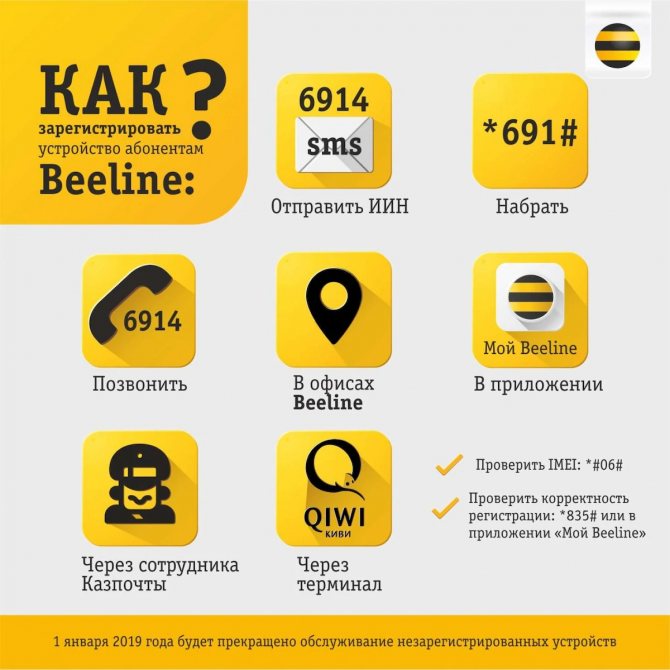 Как зарегистрировать телефон в Казахстане