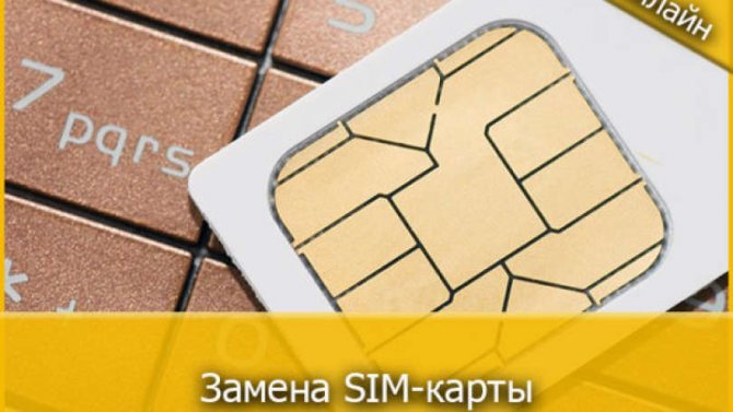 Замена SIM-карты Билайн